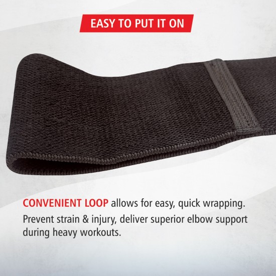 Elbow Wraps for Weightlifting Black - 40"