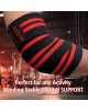 Elbow Wraps for Weightlifting Black/Red - 40"