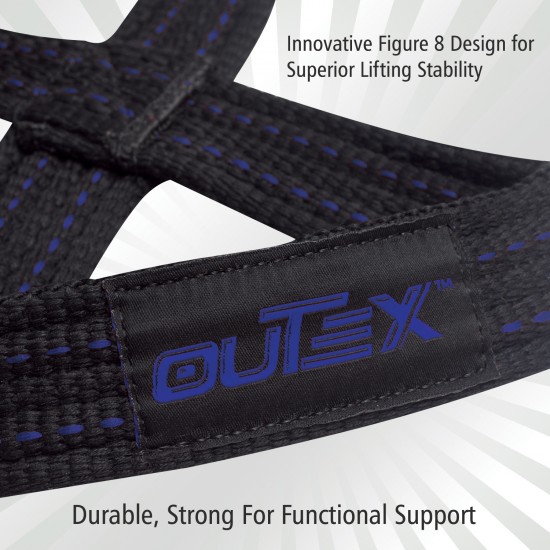 Figure 8 Lifting Straps Black/Blue