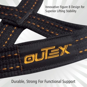 Figure 8 Lifting Straps Black/Orange