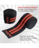 Knee Wraps for Weightlifting Black/Red, 80"