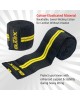 Knee Wraps for Weightlifting Black/Yellow, 80"