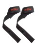 Lifting Wrist Straps Black with Black Silicone 24 inch