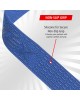 Lifting Wrist Straps Blue with Silicone 24 inch