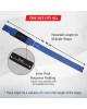 Lifting Wrist Straps Blue with Silicone 24 inch