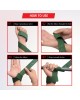 Lifting Wrist Straps Green with Silicone 24 inch