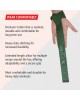 Lifting Wrist Straps Green with Silicone 24 inch