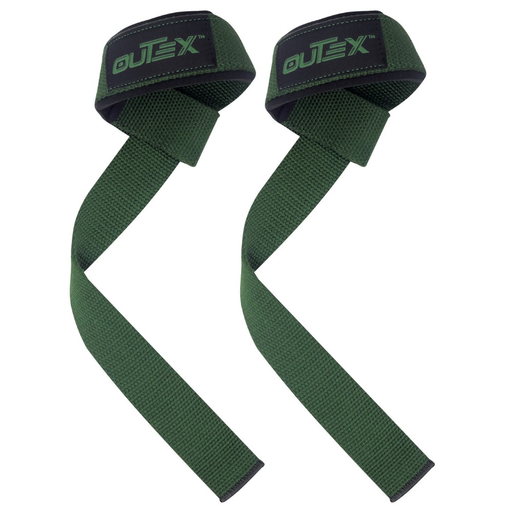 Lifting Wrist Straps Green 24 inch