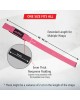 Lifting Wrist Straps Pink with Silicone 24 inch