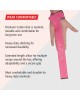 Lifting Wrist Straps Pink with Silicone 24 inch