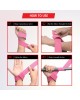 Lifting Wrist Straps Pink 24 inch