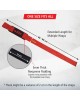 Lifting Wrist Straps Red with Silicone 24 inch