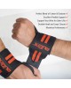 Wrist Wraps for Weightlifting Black/Red, 18”