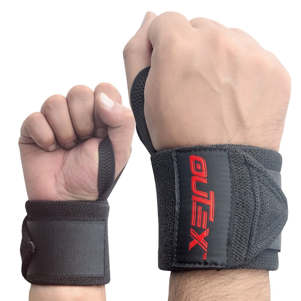 Wrist Wraps for Weightlifting Black, 18”