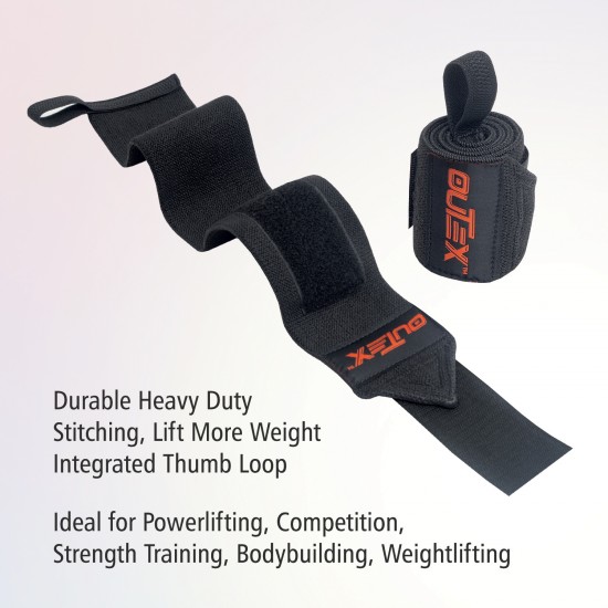 Wrist Wraps for Weightlifting Black, 18”